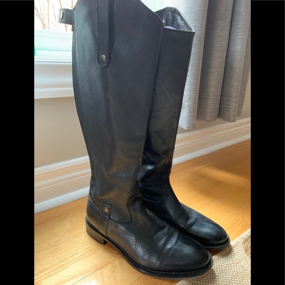 JOHNSTON & MURPHY leather equestrian back zip 8.5 - Picture 14 of 16